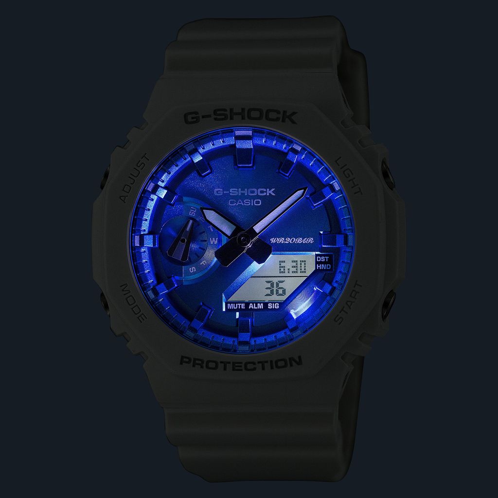  [Uy Tín Từ 2009] GA-2100WS-7ADR - Đồng hồ G-Shock Nam - Tem Vàng Chống Giả 