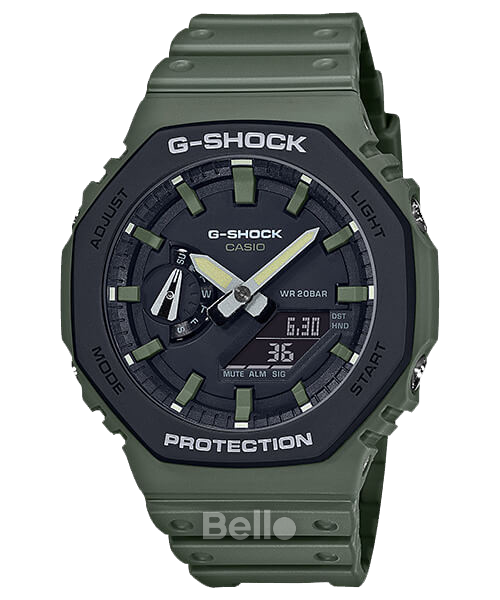  [Pin Miễn Phí Trọn Đời] GA-2110SU-3A - Đồng hồ G-Shock Nam - Tem Vàng Chống Giả 