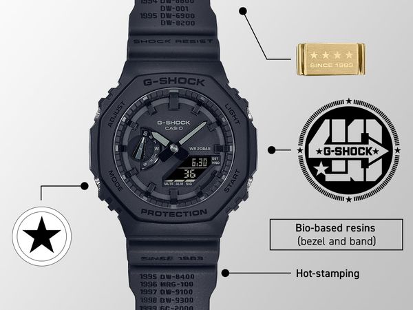  [LIMITED] Casio G-Shock GA-2140RE-1A - Uy tín từ 2009, Tem vàng chống giả, Bảo hành 5 năm, Pin miễn phí trọn đời 