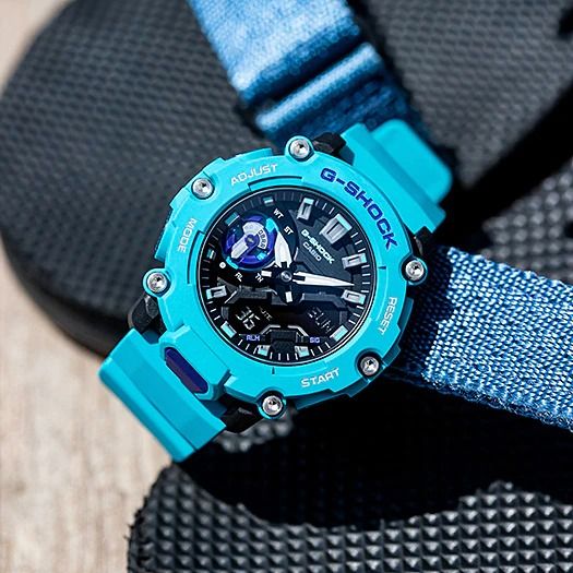  [Pin Miễn Phí Trọn Đời] GA-2200-2A - Đồng hồ G-Shock Nam - Tem Vàng Chống Giả 