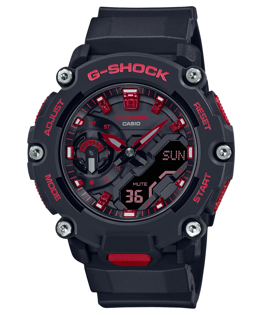  [Pin Miễn Phí Trọn Đời] GA-2200BNR-1ADR - Đồng hồ G-Shock Nam - Tem Vàng Chống Giả 