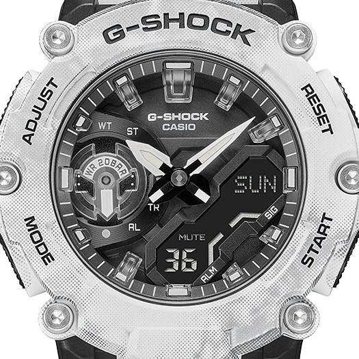  [Pin Miễn Phí Trọn Đời] GA-2200GC-7A - Đồng hồ G-Shock Nam - Tem Vàng Chống Giả 