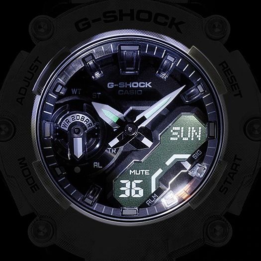  [Pin Miễn Phí Trọn Đời] GA-2200GC-7A - Đồng hồ G-Shock Nam - Tem Vàng Chống Giả 