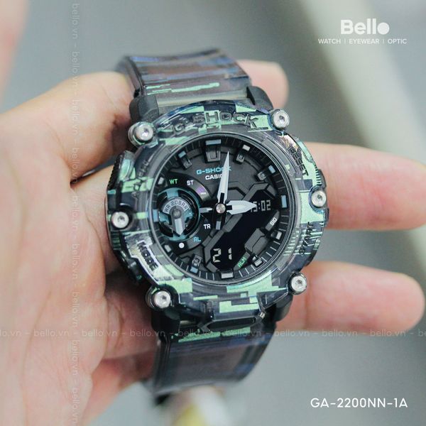  Casio G-Shock GA-2200NN-1A - Uy tín từ 2009, Tem vàng chống giả, Bảo hành 5 năm, Pin miễn phí trọn đời 