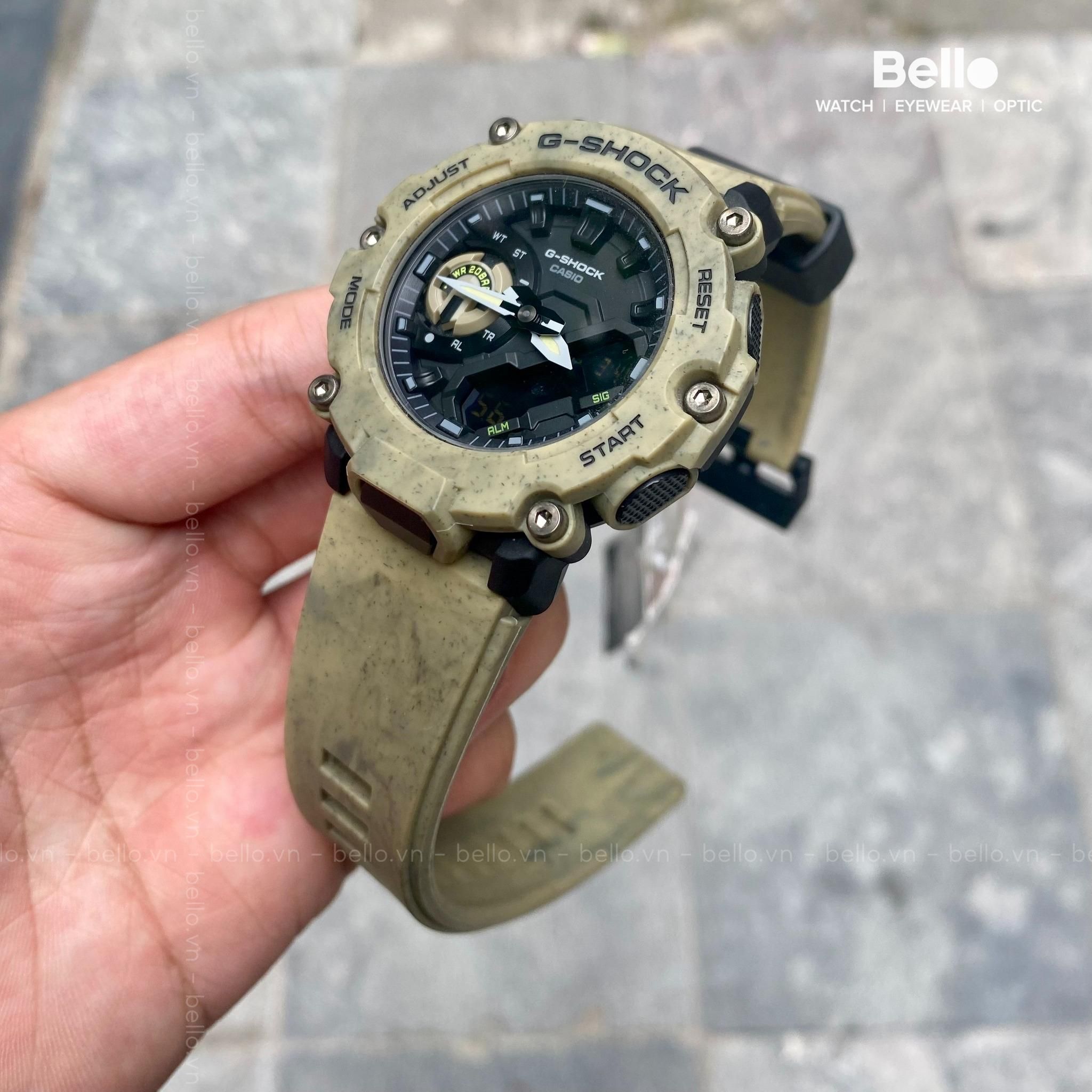 Casio G-Shock GA-2200SL-5A Uy tín từ 2009, Tem vàng chống giả