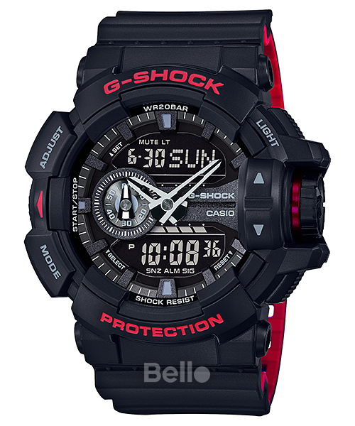  [Pin Miễn Phí Trọn Đời] GA-400HR-1A - Đồng hồ G-Shock Nam - Tem Vàng Chống Giả 