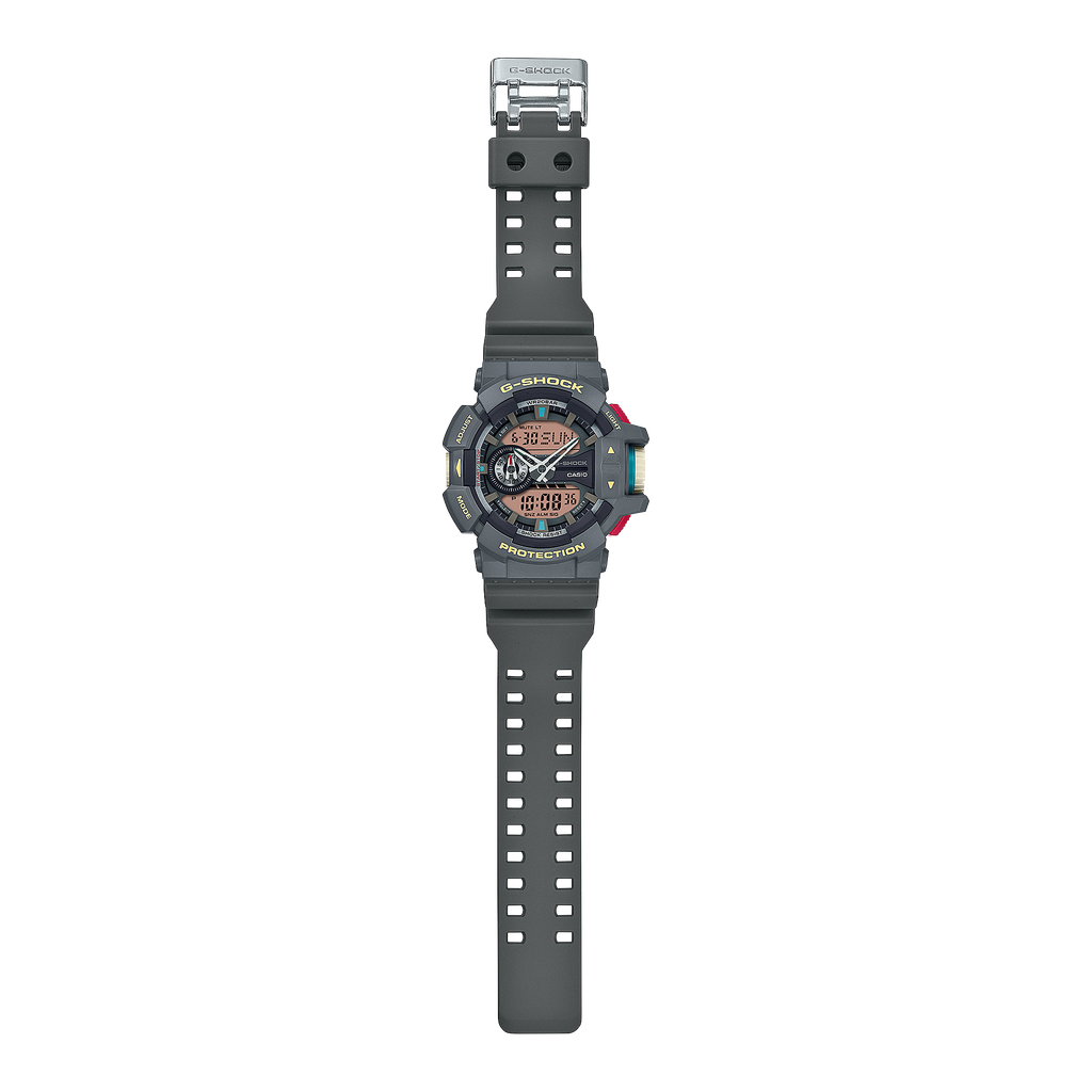  [Pin Miễn Phí Trọn Đời] GA-400PC-8A - Đồng hồ G-Shock Nam - Tem Vàng Chống Giả 