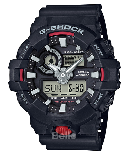  [Pin Miễn Phí Trọn Đời] GA-700-1A - Đồng hồ G-Shock Nam - Tem Vàng Chống Giả 