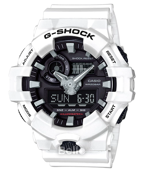 Casio G-Shock GA-700-7A Uy tín từ 2009, Tem vàng chống giả, Bảo