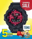  [Pin Miễn Phí Trọn Đời] GA-700AR-1A - Đồng hồ G-Shock Nam - Tem Vàng Chống Giả 