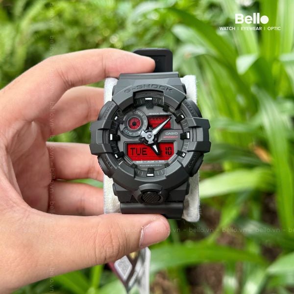  Casio G-Shock GA-700BBR-1A - Uy tín từ 2009, Tem vàng chống giả, Bảo hành 5 năm, Pin miễn phí trọn đời 