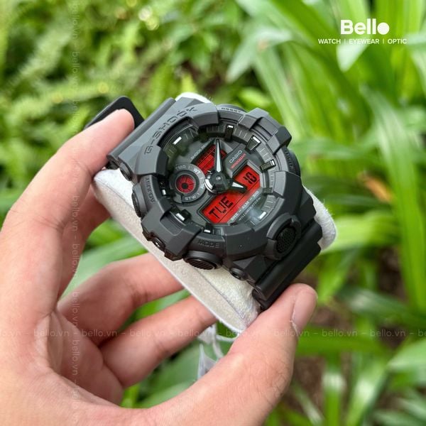  Casio G-Shock GA-700BBR-1A - Uy tín từ 2009, Tem vàng chống giả, Bảo hành 5 năm, Pin miễn phí trọn đời 