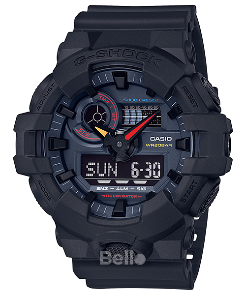  [Pin Miễn Phí Trọn Đời] GA-700BMC-1A - Đồng hồ G-Shock Nam - Tem Vàng Chống Giả 