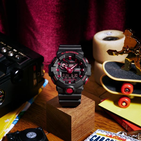  Casio G-Shock GA-700BNR-1ADR - Uy tín từ 2009, Tem vàng chống giả, Bảo hành 5 năm, Pin miễn phí trọn đời 