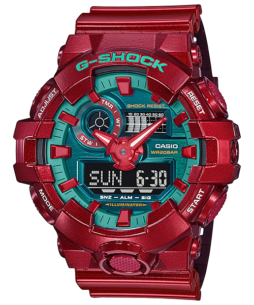  [Uy Tín Từ 2009] GA-700DBR-4ADR - Đồng hồ G-Shock Nam - Tem Vàng Chống Giả 