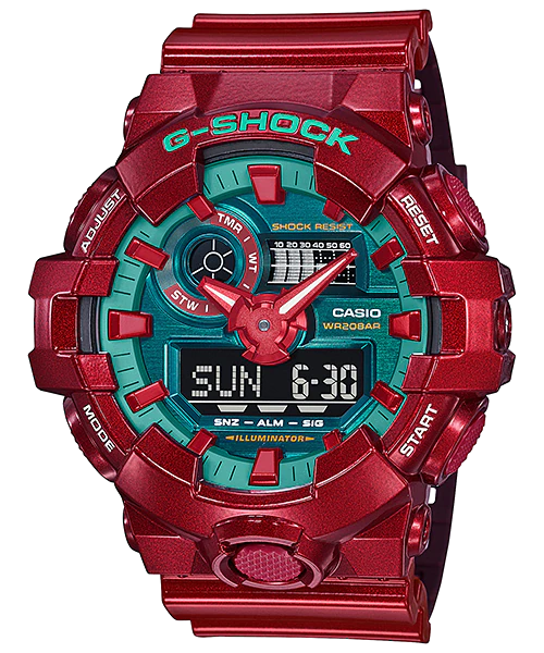  [LIMITED] Casio G-Shock GA-700DBR-4ADR - Uy tín từ 2009, Tem vàng chống giả, Bảo hành 5 năm, Pin miễn phí trọn đời 