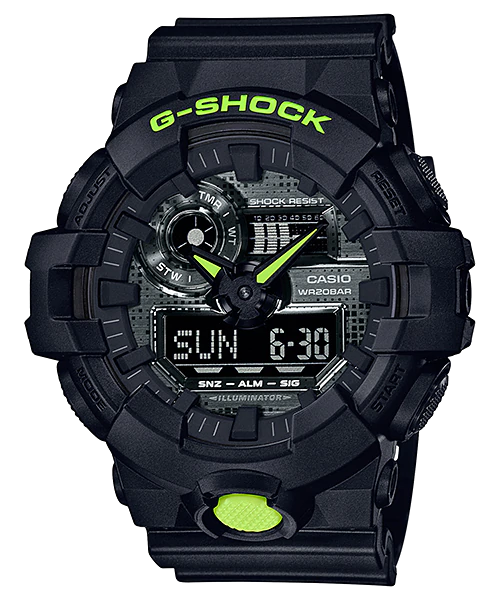  Casio G-Shock GA-700DC-1A - Uy tín từ 2009, Tem vàng chống giả, Bảo hành 5 năm, Pin miễn phí trọn đời 