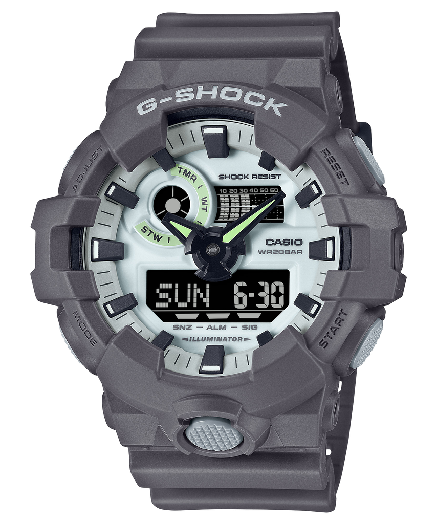  [Pin Miễn Phí Trọn Đời] GA-700HD-8ADR - Đồng hồ G-Shock Nam - Tem Vàng Chống Giả 