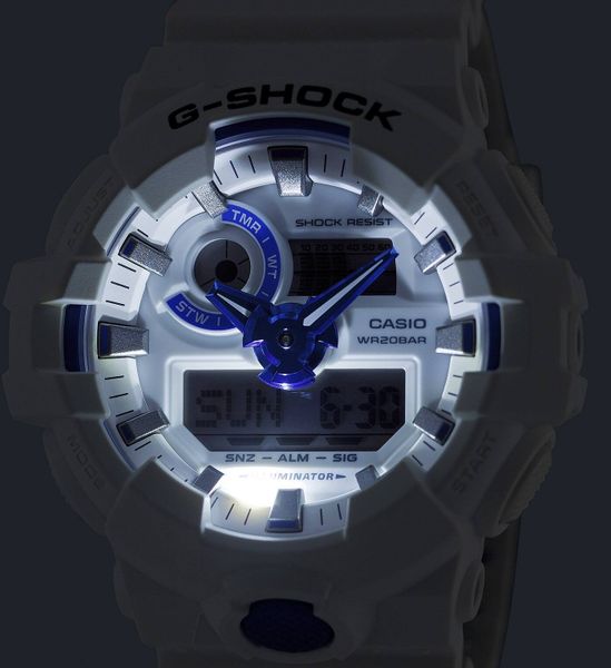 Casio G-Shock GA-700HDS-7A - Uy tín từ 2009, Tem vàng chống giả, Bảo hành 5 năm, Pin miễn phí trọn đời 
