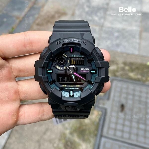  Casio G-Shock GA-700MF-1ADR - Uy tín từ 2009, Tem vàng chống giả, Bảo hành 5 năm, Pin miễn phí trọn đời 