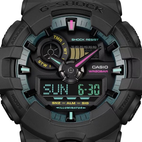  Casio G-Shock GA-700MF-1ADR - Uy tín từ 2009, Tem vàng chống giả, Bảo hành 5 năm, Pin miễn phí trọn đời 
