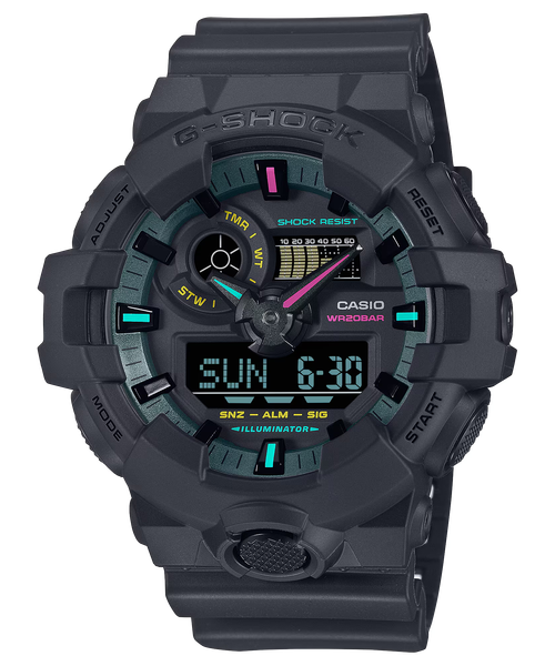  Casio G-Shock GA-700MF-1ADR - Uy tín từ 2009, Tem vàng chống giả, Bảo hành 5 năm, Pin miễn phí trọn đời 
