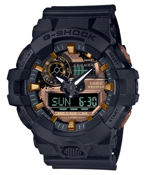  Casio G-Shock GA-700RC-1A - Uy tín từ 2009, Tem vàng chống giả, Bảo hành 5 năm, Pin miễn phí trọn đời 