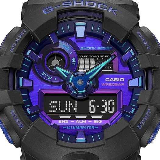  Casio G-Shock GA-700VB-1A - Uy tín từ 2009, Tem vàng chống giả, Bảo hành 5 năm, Pin miễn phí trọn đời 