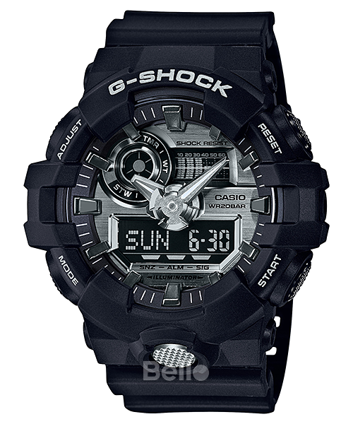  [Pin Miễn Phí Trọn Đời] GA-710-1A - Đồng hồ G-Shock Nam - Tem Vàng Chống Giả 