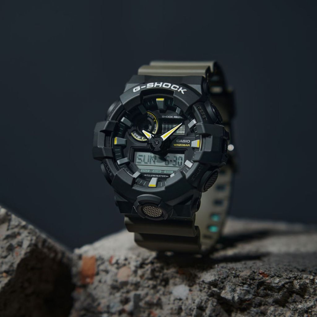  Casio G-Shock GA-710TU-1A3DR - Uy tín từ 2009, Tem vàng chống giả, Bảo hành 5 năm, Pin miễn phí trọn đời 