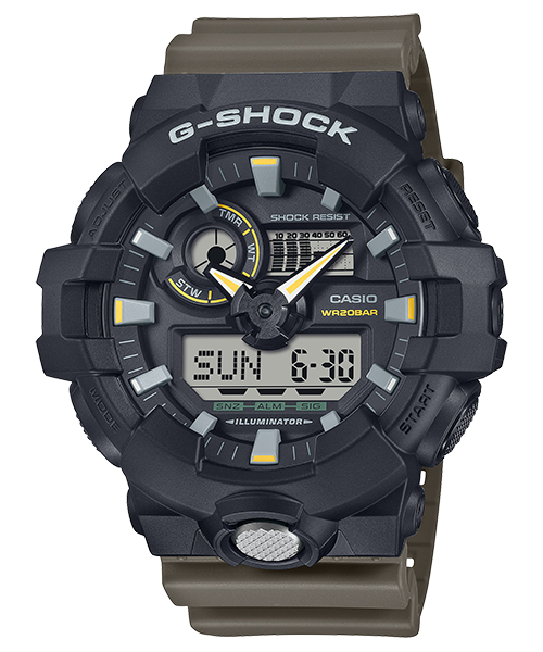  Casio G-Shock GA-710TU-1A3DR - Uy tín từ 2009, Tem vàng chống giả, Bảo hành 5 năm, Pin miễn phí trọn đời 
