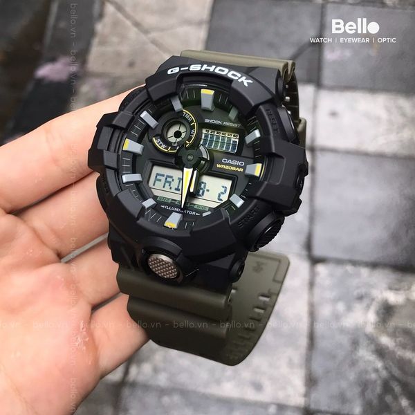  Casio G-Shock GA-710TU-1A3DR - Uy tín từ 2009, Tem vàng chống giả, Bảo hành 5 năm, Pin miễn phí trọn đời 