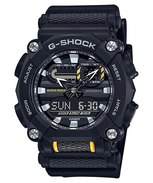  [Pin Miễn Phí Trọn Đời] GA-900-1A - Đồng hồ G-Shock Nam - Tem Vàng Chống Giả 