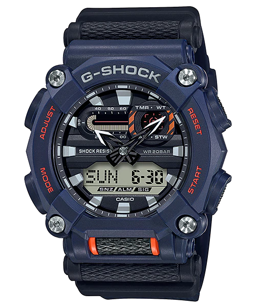  [Pin Miễn Phí Trọn Đời] GA-900-2ADR - Đồng hồ G-Shock Nam - Tem Vàng Chống Giả 