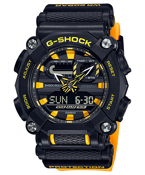  [Pin Miễn Phí Trọn Đời] GA-900A-1A9 - Đồng hồ G-Shock Nam - Tem Vàng Chống Giả 