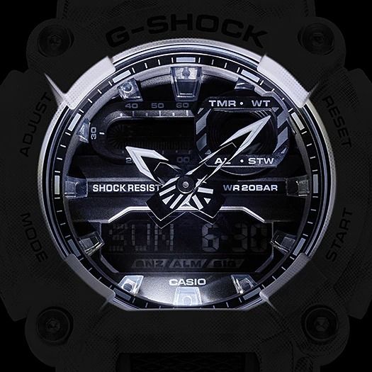  [Pin Miễn Phí Trọn Đời] GA-900GC-7A - Đồng hồ G-Shock Nam - Tem Vàng Chống Giả 