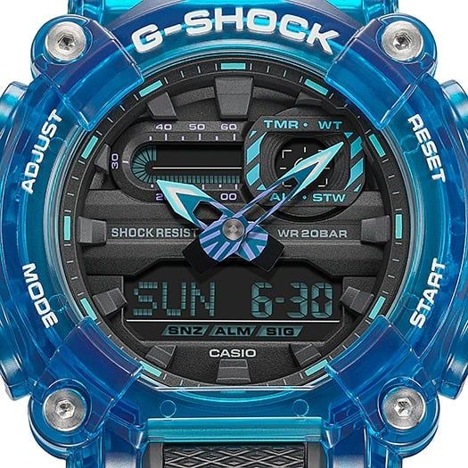  [Pin Miễn Phí Trọn Đời] GA-900SKL-2A - Đồng hồ G-Shock Nam - Tem Vàng Chống Giả 