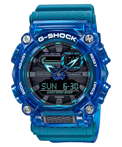  [Pin Miễn Phí Trọn Đời] GA-900SKL-2A - Đồng hồ G-Shock Nam - Tem Vàng Chống Giả 