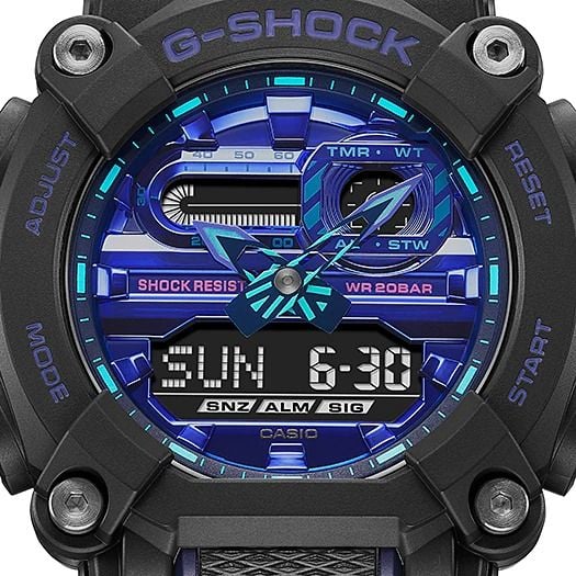  Casio G-Shock GA-900VB-1ADR - Uy tín từ 2009, Tem vàng chống giả, Bảo hành 5 năm, Pin miễn phí trọn đời 