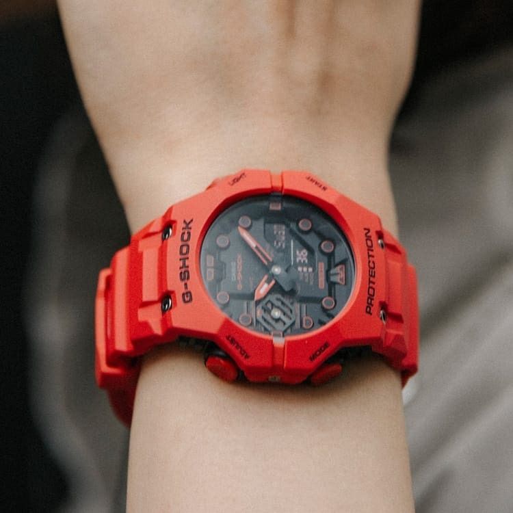  [Pin Miễn Phí Trọn Đời] GA-B001-4ADR - Đồng hồ G-Shock Nam - Tem Vàng Chống Giả 