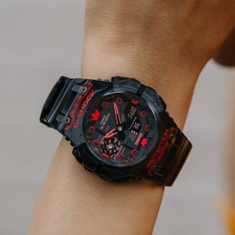  [Pin Miễn Phí Trọn Đời] GA-B001G-1ADR - Đồng hồ G-Shock Nam - Tem Vàng Chống Giả 