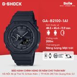  Casio G-Shock GA-B2100-1A1DR - Uy tín từ 2009, Tem vàng chống giả, Bảo hành 5 năm, Pin miễn phí trọn đời 