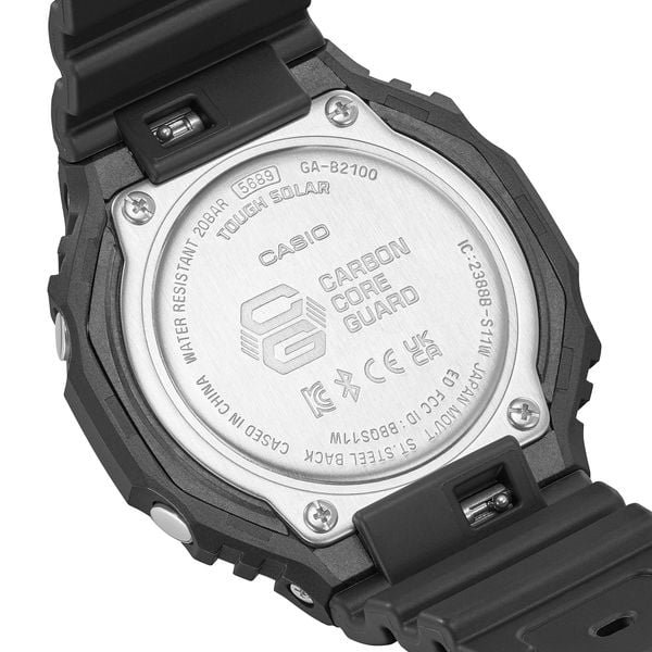  Casio G-Shock GA-B2100-1A1DR - Uy tín từ 2009, Tem vàng chống giả, Bảo hành 5 năm, Pin miễn phí trọn đời 