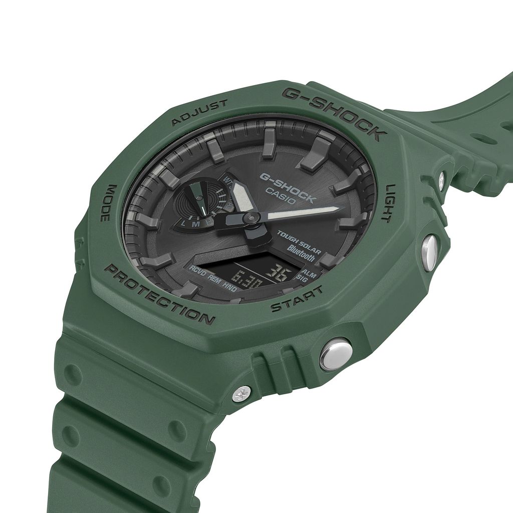  [Pin Miễn Phí Trọn Đời] GA-B2100-3ADR - Đồng hồ G-Shock Nam - Tem Vàng Chống Giả 