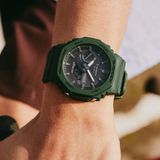  [Pin Miễn Phí Trọn Đời] GA-B2100-3ADR - Đồng hồ G-Shock Nam - Tem Vàng Chống Giả 