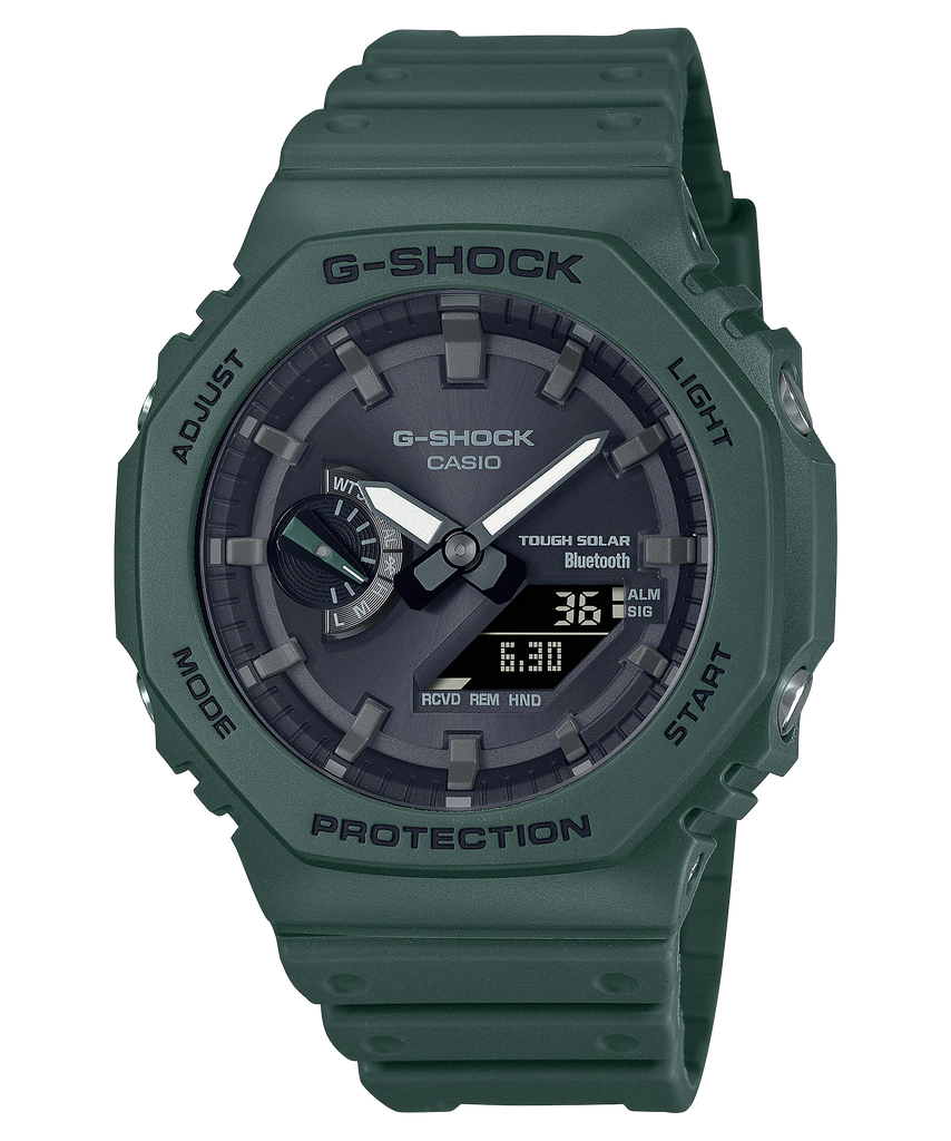  [Pin Miễn Phí Trọn Đời] GA-B2100-3ADR - Đồng hồ G-Shock Nam - Tem Vàng Chống Giả 