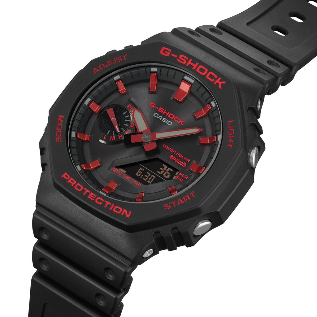  [Pin Miễn Phí Trọn Đời] GA-B2100BNR-1ADR - Đồng hồ G-Shock Nam - Tem Vàng Chống Giả 