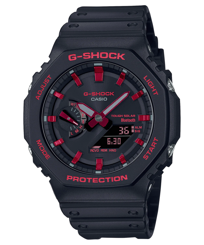  [Pin Miễn Phí Trọn Đời] GA-B2100BNR-1ADR - Đồng hồ G-Shock Nam - Tem Vàng Chống Giả 