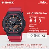  [LIMITED] Casio G-Shock GA-B2100CD-1A4 - Uy tín từ 2009, Tem vàng chống giả, Bảo hành 5 năm, Pin miễn phí trọn đời 