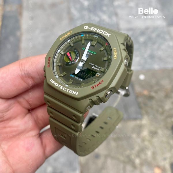  Casio G-Shock GA-B2100FC-3ADR - Uy tín từ 2009, Tem vàng chống giả, Bảo hành 5 năm, Pin miễn phí trọn đời 